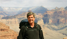 USA-Arizona-Grand Canyon Rim-to-Rim Hiker